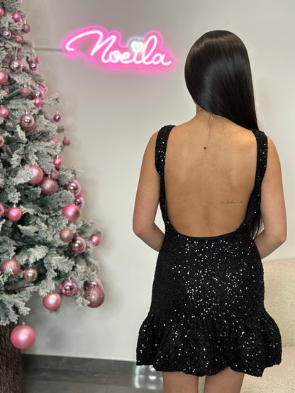 Abito Ballon Paillettes