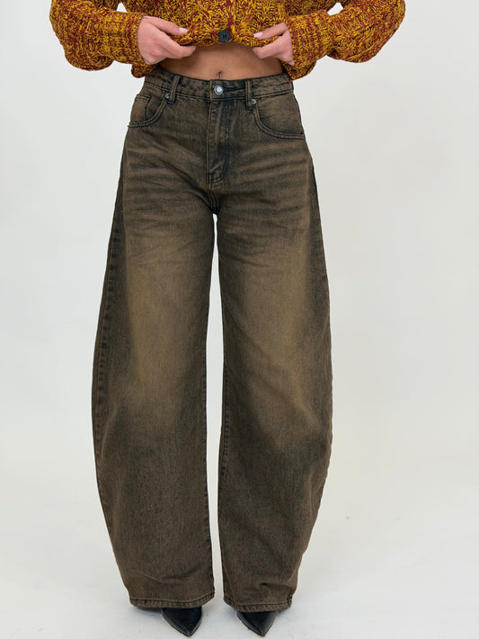 Jeans Ballon Ruggine